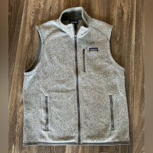 Patagonia Men’s Large Gray Better Sweater Vest – Excellent Condition
